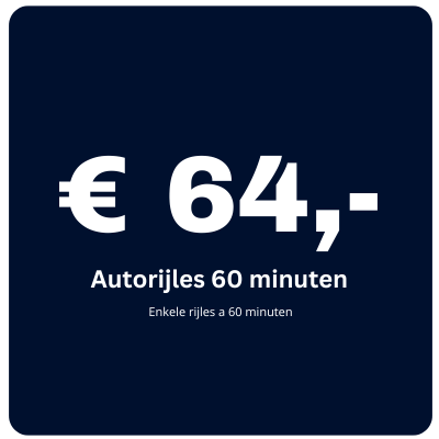 60 minuten lessen 64 Euro